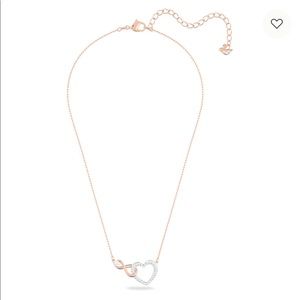 COPY - Swarovski heart infinity necklace